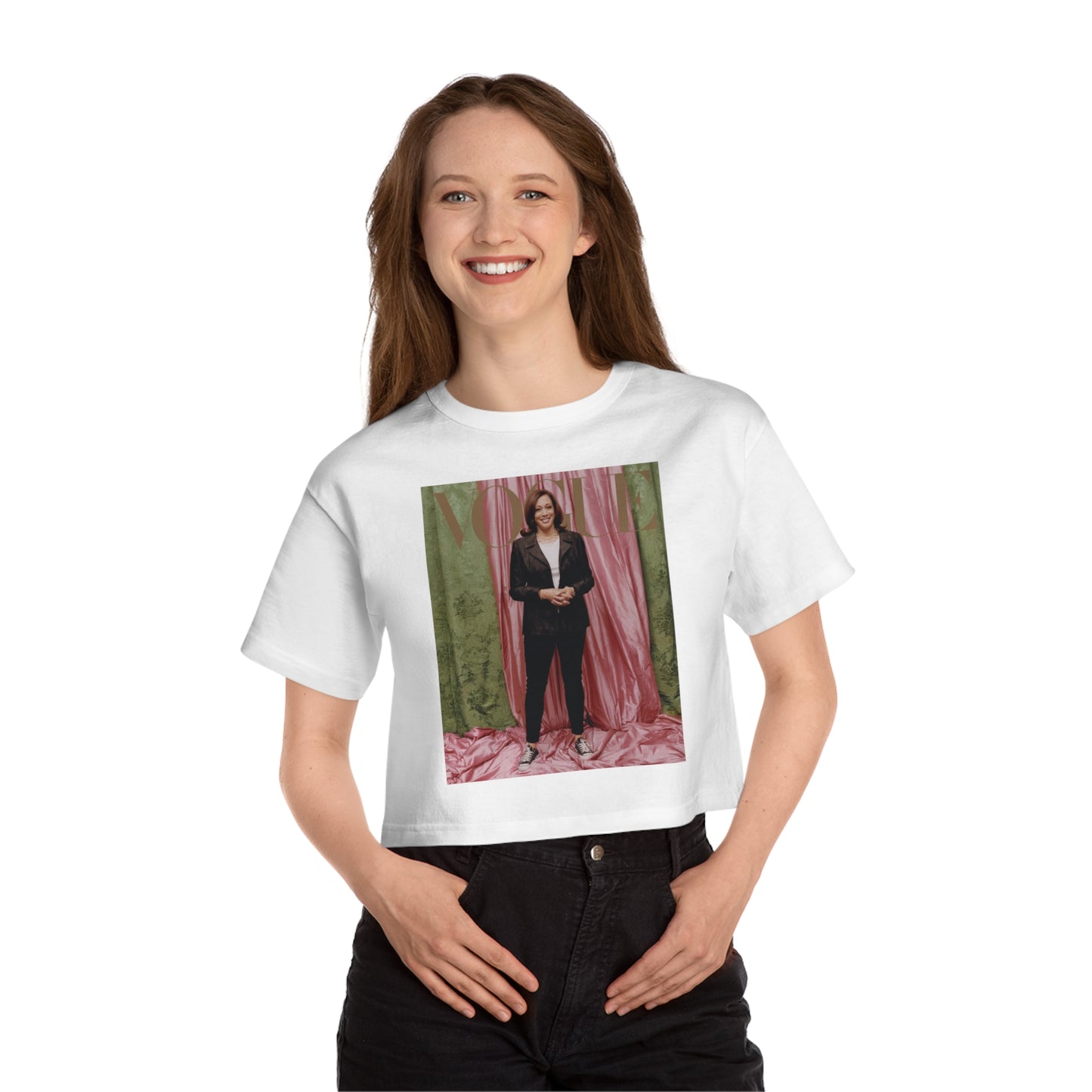 AKA Kamala Harris Vogue Champion Women's Heritage Cropped T-Shirt